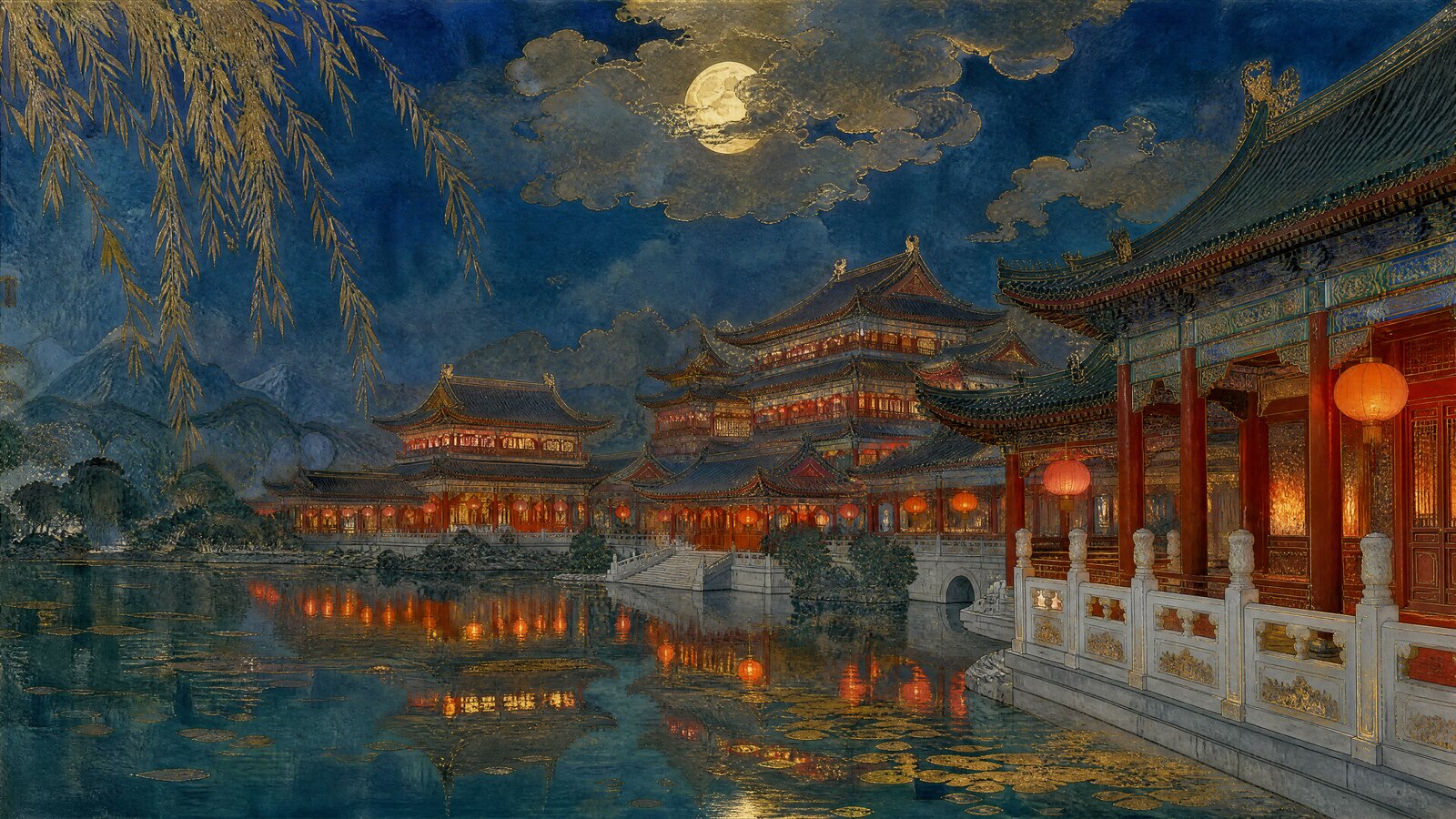 工笔重彩 · 3840×2160 · high · 54 s